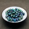 Perle d'eau douce naturelle en gros diverses couleurs 6-8mm teint ovale perle cadeau d'anniversaire romantique