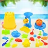 Baby kids zandige strand speelgoed baggerwerk tool strand emmer kasteel dier mal nieuwe mode zomer baby spelen zand water speelgoed 25pcs / set LT1144