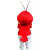 2019 usine chaude Costume de mascotte de homard de crevette mignon tenue de déguisement de luxe pour la publicité