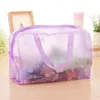 1 PCS 투명 화장품 가방 여행 메이크업 케이스 여성 지퍼 메이크업 목욕 주최자 저장 파우치 세면 용품 워시 아름다운 키트