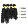 Vague corporelle droite vague vague d'eau bouclée EXTENDUES DE CHEVEUX BRÉSILIENNE INDIEN NEUVE 100% Vierge Human Hair Bundles 100g / Bundle 8-28 pouces