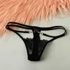 Kadın Külotu Seksi Erotik İç çamaşırı G-String Kadın Dantel Çiçekler Düşük Bel Kılavuzu Şeffaf T-Back İç Çamaşırı Moda Underp217J