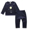 Enfants Vêtements Ensembles Hiver Casual Dot Imprimé Tops Pantalons Pyjamas Deux Pièces Ensembles Enfants Designer Vêtements Bébé Fille Vêtements 12M-3T RRA1941