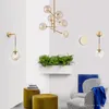 modern glass shade wall lamp LANGUEDOC SCONCE light hotel restaurant doorway porch vanity home bedroom cafe glass globe lighting