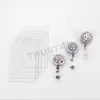 Söt Pearl Diamond Retractable Badge Reel Sjuksköterska Utställning Pull Key Holder ID Namn Kort Badgehållare Koreanska skolmaterial