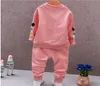 Spring Autumn Baby Boys Roupas de manga cheia e calças 2pcs Suits de algodão conjuntos de roupas infantis para criança tracksuit4409717