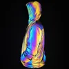 Giacca riflettente con cappuccio colorato Uomo / Donna 2020 Giacche e cappotti da uomo di marca Notte Fluorescen Giacca a vento Chaquetas Hombre XXXL