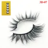 5 Pair / zestaw 3D Mink rzęsy Makijaż Eye Makijaż Mink Laszy Miękkie Naturalne Gęste Fałszywe Rzęsy Eye Lash Extension Oczydło Uroda 8styles GGA2469