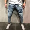 Mode Männer Jeans Herren Dünne Casual Hosen Elastische Hose Hellblau Fit Lose Baumwolle Denim eans Für Männer