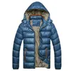 Autumn And Winter Fashion Boutique White Duck Down Solid Color Lightweight Men's Casual Hooded Down Jacket Male Jacket