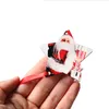 Sublimation MDF christmas ornaments decorations round square snow shape decorations hot transfer printing blank xmas customizable by DHL