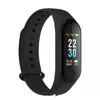 M3 Plus Smart Breyband Bracelet Bransoletka Fitness Big Touch Screen Przypomnienie tętna Tracker Smart Band Watch dla Androida iOS2797554