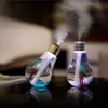 Creatieve Mini Kleurrijke USB Night Lamp Luchtreiniger DC 5V Luchtbevochtiger Mist Maker Fogger Diffuser Atomizer 400ml 110V-240V