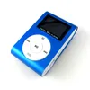 Mini Clip Digital MP3-muziekspeler met LCD-scherm Oortelefoon USB-kabel Retail Box Verpakking Ondersteuning Micro SD TF-kaartsleuf Muziekspelers