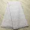 5 Yards/pc Neue mode D. lila afrikanischer baumwollstoff stickerei schweizer voile trockenen spitze für kleidung BC109-7