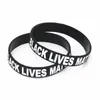 Non riesco a respirare Black Lives Matter Bracciale Processione American Parade Wrist Band non riesco a respirare Slogan George Floyd HHA1339