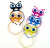 Halloween Masquerade LED Flashing Alien Headband Light-Up Eyeballs Hair Band Glow Party Supplies led Accessories GB1122278x