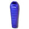 Tragbare Mumie Winter Thermal ultraleichter wasserdichtes Camping -Trekking -Wandern Klettern im Freien Gans Down Sleeping Bag4888163