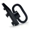 QD Black Sling Swivel Tactical Clasp Unique Base Mount Adapter Rail Attachment för Handguard Keymod System gratis frakt