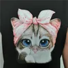 New Cute Cat T Shirt Donna Casual Funny Cartoon Print Tshirt Harajuku Kawaii Fashion T-shirt Summer Short Sleeve Top Tees Female