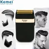 Kemei Shaver Men039s Barbe Trimmer humide et sèche Double lame alternative aux cheveux rasons électriques Clipper noir USB Charges 5 DouqB8012731