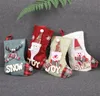 Snowman Medium Boże Narodzenie Skarpetki Moda Dzieci Święty Mikołaj Cukierki Prezent Bag Christmas Day Home Dekoracyjne rekwizyty DC771