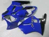 Kits de carenado personalizados gratuitos para Kawasaki Ninja ZX12R 2000 2001 ZX1-2R 00 01 ZX 12R reparación de carrocería juego de carenados de posventa azul