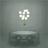 Роскошная простота Жемчужное ожерелье Лобби Люстра Glass Art LightsLiving Номер модели Showroom зал Личность Bubble Лампы