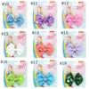 Jojo siwa yay saç klipleri Noel bowknot saç tokaları kız bebek grograin kurdele saç kupası barrettes çocuk hediye diy saç aksesuarları 3114057