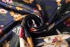 designer brand women scarf fashion 2020 flower print silk scarves square small Handkerchief office neck hair scarfs 5 color5187592