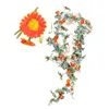 Ghirlanda di girasole artificiale Fiore di seta Vegetazione Vite Arco di nozze Decorazione Hanging Room Decor1