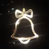 Lumières de ventouse de Noël LED cloche de vacances bonhomme de neige ange sucer guirlandes suspendues batterie fenêtre de noël lumières de ventouse 3859856