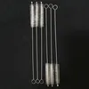 50Pcs lot Thickened Stainless Steel Straw Brush Length 200mm Fit For 10mm Diameter Straws Clear Tube Brush175C