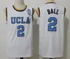 High School Irish Lebron Gold Green 2019 White Blue NCAA UCLA Bruins Lonzo Westbrook College Russell Basketball Jersey