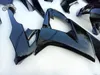 Free customize fairings set for Kawasaki Ninja ZX10R 2008-2011 all glossy black ABS plastic fairing kit ZX-10R 08 09 10 11