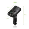 Car FM Transmitter Handsfree Bluetooth Car Kit Radio FM Modulator Bluetooth Aux Input/Output USB Charger For Redmi