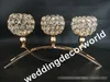 Candelabri in metallo a 3 bracci in vetro di nuovo stile con pendenti in cristallo portacandele per matrimoni centrotavola decorazioni per feste50