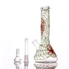 Hookahs Wholesell Spider Beker Bong Glass Bongs Oil Dab Rig Water Pijp Lange 10 '' Small Gift 14mm Cone