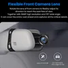 10 -дюймовый сенсорный экрана потока медиа -зеркал автомобиль DVR Dash Camera 1080p FHD Front 170 ﾰ Задняя 140 ﾰ Широкий угол обзора Супер ночной вид