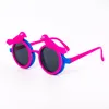 2020 New Baby Girls Sunglasses Children Cartoon Cute Flip Glasses Eyewear Summer Toddler Kids Bird Glasses Boys Girls Student Sunglasses