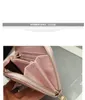 Genuine Leather Wallet Women's RFID Blocking Large Capacity Luxury Wax Clutch Multi Card Organizer