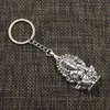 20 pcs/lot porte-clés porte-clés bijoux argent plaqué Religion thaïlande Ganesha bouddha charmes argent pendentif cadeau