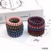 Women Girls Frosted Coil Hair Ties Large Hairbands Elastic Hair Rope Rubber Ring Ponytail Holder For Women Girls Thick Hair Access7749261