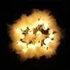 Halloween Lights 10 LED Ghost String Light Lamps for Indoor Christmas Decoration