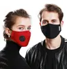 In voorraad Wasbaar Gezichtsmasker Anti-stof Herbruikbare PM2.5 Maskers met Filter Valve Beschermende katoen Kinderen Kinderen Gezichtsmaskers Doek Wasbare Jongens
