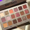 Marcas de qualidade DHL Beauty Glazed 18 Cores Paleta de sombras Nude À Prova D 'Água Glitter Pigmento Smoky Eye Shadow Paleta Make Up1473518