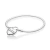 2019 NEW 100% 925 Sterling Silver pandora Valentine's Day Rob Bot CLUB Dice Sparkling Arrow Charm Loved Heart Clip Pendant Bracelet Gift
