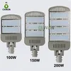 LED Street Lights 85-265V 60W 90W 100W 150W 200W Top quality Chip Meanwell Power Supply Off Road Light 5 years warranty