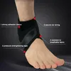 Supporto per caviglia regolabile Tutore per distorsioni del piede Lesione Dolore Avvolgimento Protezione Protezione Supporto per caviglia Tutore per piede Protezione Sport Shin Protector Piedi