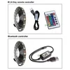 USB LED Strip DC 5V 2M Mini 24Key Remote control Flexible Light Lamp SMD5050 Desk Decor Screen TV Background Lighting